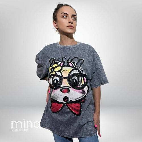 Bluza oversized 3D funny
