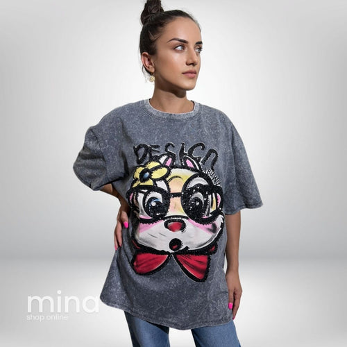 Bluza oversized 3D funny
