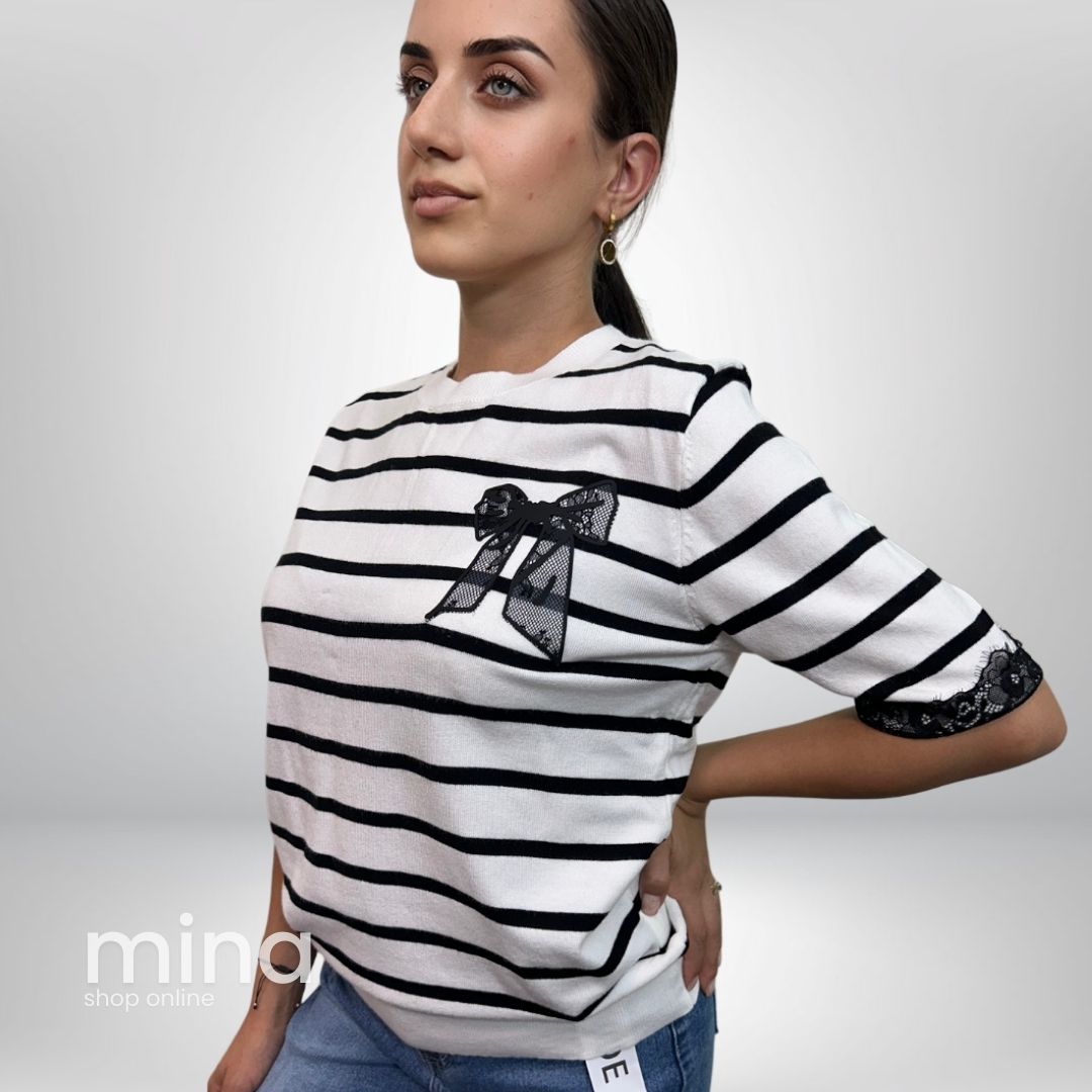 Tricou elegant cu funda